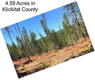 4.59 Acres in Klickitat County