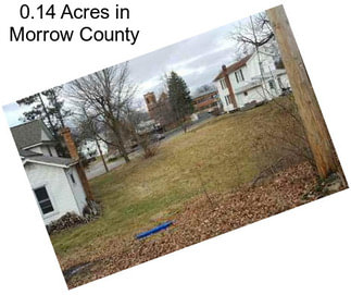 0.14 Acres in Morrow County