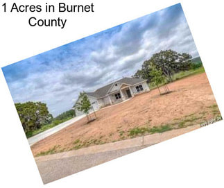 1 Acres in Burnet County