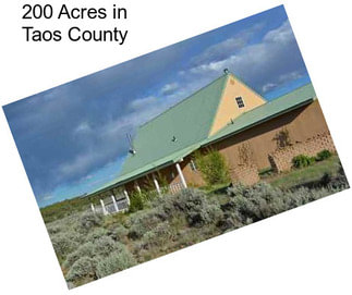 200 Acres in Taos County
