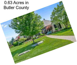 0.63 Acres in Butler County