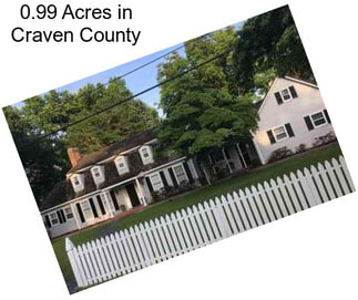 0.99 Acres in Craven County