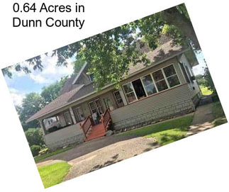 0.64 Acres in Dunn County