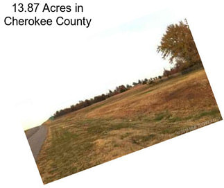 13.87 Acres in Cherokee County