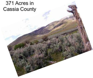 371 Acres in Cassia County