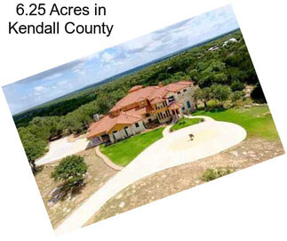 6.25 Acres in Kendall County
