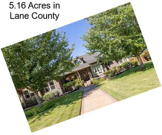5.16 Acres in Lane County