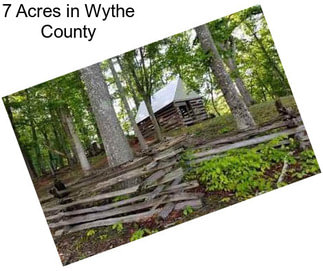 7 Acres in Wythe County