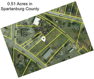 0.51 Acres in Spartanburg County