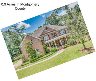 0.9 Acres in Montgomery County