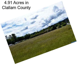 4.91 Acres in Clallam County