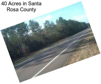 40 Acres in Santa Rosa County