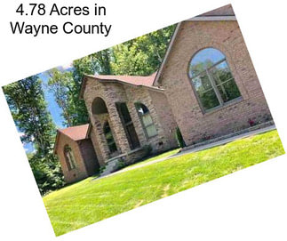 4.78 Acres in Wayne County