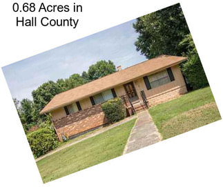 0.68 Acres in Hall County