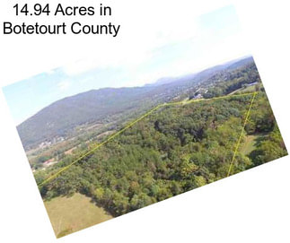 14.94 Acres in Botetourt County