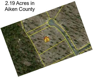 2.19 Acres in Aiken County