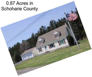 0.87 Acres in Schoharie County