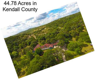 44.78 Acres in Kendall County