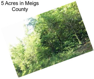 5 Acres in Meigs County