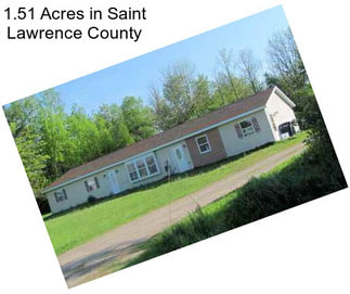 1.51 Acres in Saint Lawrence County