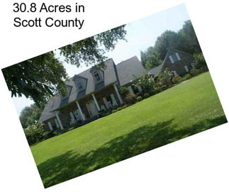 30.8 Acres in Scott County