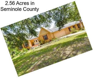 2.56 Acres in Seminole County