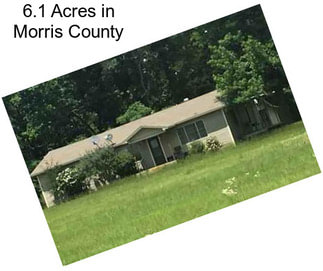 6.1 Acres in Morris County