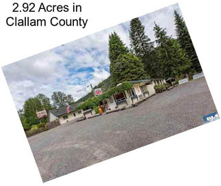 2.92 Acres in Clallam County
