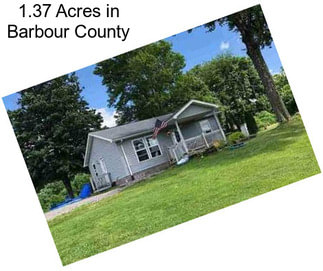 1.37 Acres in Barbour County