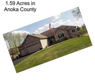 1.59 Acres in Anoka County