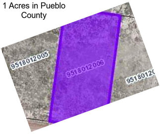 1 Acres in Pueblo County