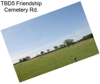 TBD5 Friendship Cemetery Rd.