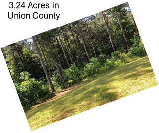 3.24 Acres in Union County