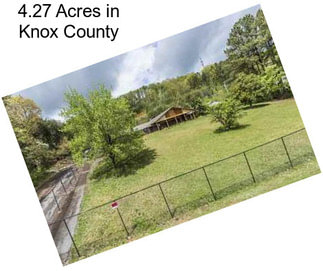 4.27 Acres in Knox County