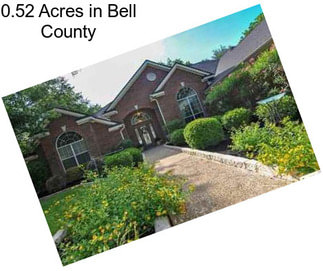 0.52 Acres in Bell County