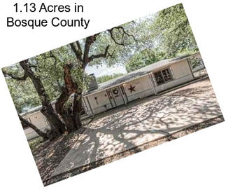 1.13 Acres in Bosque County