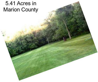 5.41 Acres in Marion County