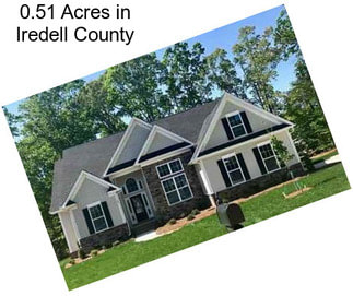 0.51 Acres in Iredell County