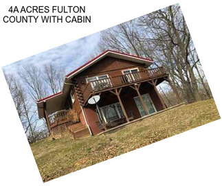 4A ACRES FULTON COUNTY WITH CABIN