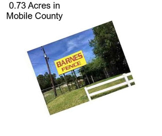 0.73 Acres in Mobile County