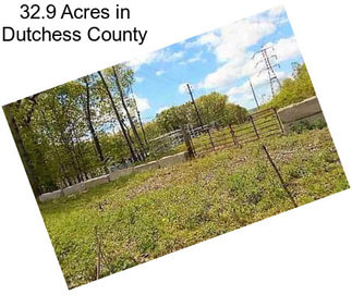 32.9 Acres in Dutchess County