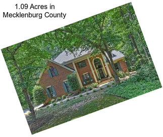1.09 Acres in Mecklenburg County