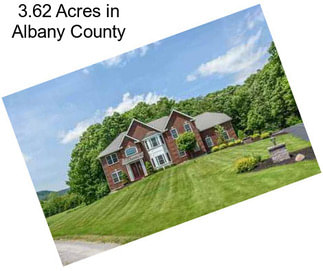 3.62 Acres in Albany County