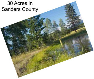 30 Acres in Sanders County