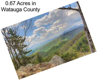 0.67 Acres in Watauga County