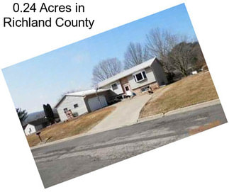 0.24 Acres in Richland County