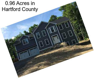 0.96 Acres in Hartford County