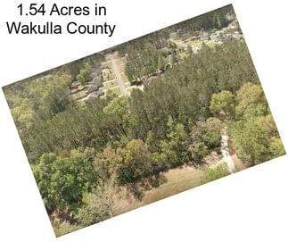 1.54 Acres in Wakulla County