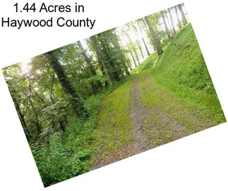 1.44 Acres in Haywood County