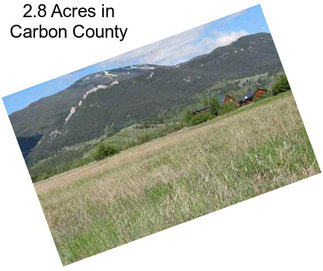 2.8 Acres in Carbon County